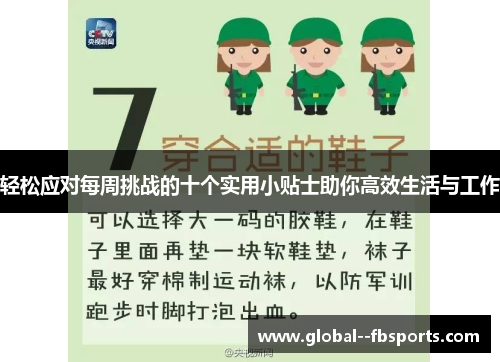 轻松应对每周挑战的十个实用小贴士助你高效生活与工作 轻松应对每周挑战的十个实用小贴士助你高效生活与工作
